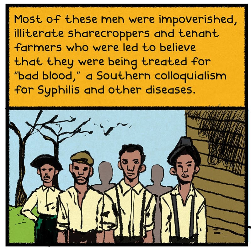 https://cdn.tinyview.com/thenib/2022/09/19/the-tuskegee-experiment-and-medical-distrust/tuskegee-experiment-007-666.jpg